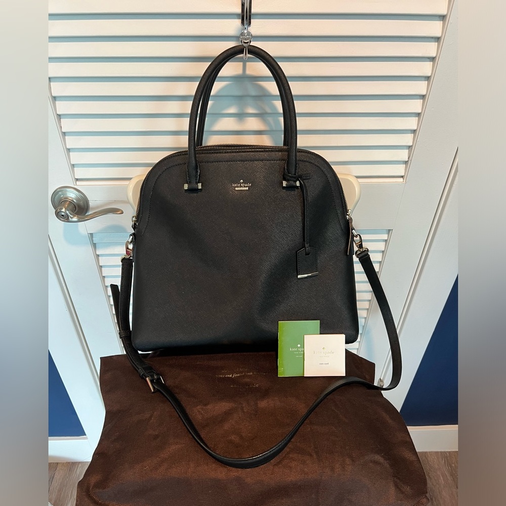 Dome Saffiano Leather Bag